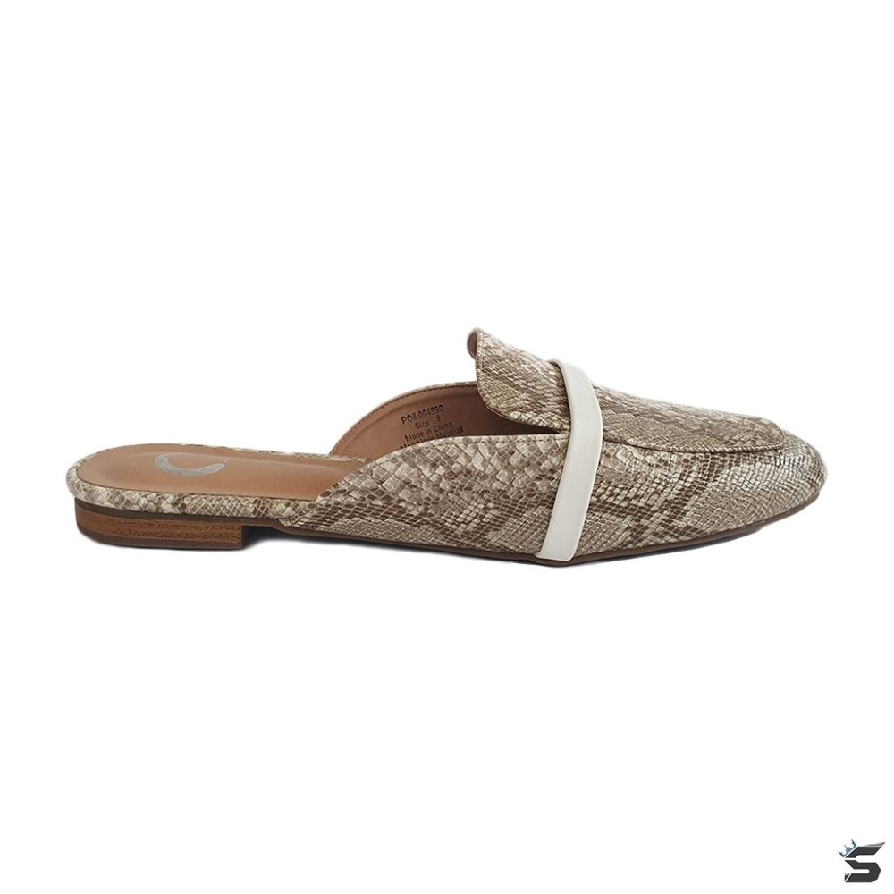 Journee Collection Reneye [Gray] Women's Slip On Almond Toe Mules Flats 9 US